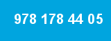 978 178 44 05